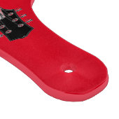 Red Black Pop Art Electric Gitar Snijplank (Hoek)
