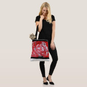 RED&BLACK SCRIBBLE:  TOTE BAG (Op model)