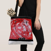 RED&BLACK SCRIBBLE:  TOTE BAG (Dichtbij)
