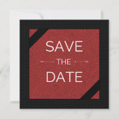 Red Black slaat de datum op Save The Date (Voorkant)