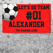 Red Black Soccer Team Spandoek