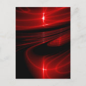 Red Black Swirl Briefkaart (Voorkant)