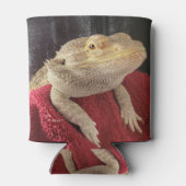 Red Black Tan Lil' Murph Funny Schattige Bearded D Blikjeskoeler (Achterkant)