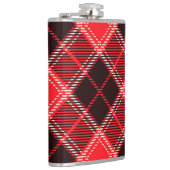 Red Black Tartan Heupfles (Rechts)