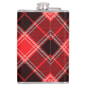 Red Black Tartan Heupfles (Achterkant)