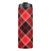 Red Black Tartan Thermosbeker (Voorkant)