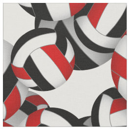 red black team colors volleyballs scalable pattern stof