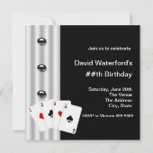 Red Black Tuxedo staat voor verjaardagsfeestjes Kaart (Achterkant)