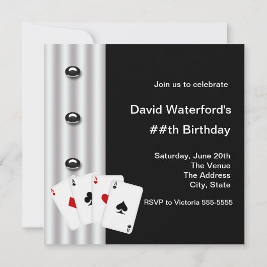 Red Black Tuxedo staat voor verjaardagsfeestjes Kaart (Achterkant)