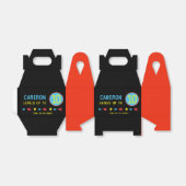 Red Black Video Game Arcade Player 10e verjaardag Bedankdoosjes (Uitgevouwen)