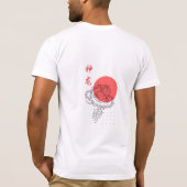 Red Black White Dragon Shenlong T-Shirt (Achterkant)