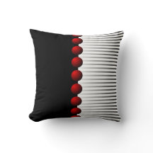 Red Black White en grijs Abstract