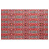 Red Black White Moroccan Quatrefoil Pattern #5DS Stof (Yard (91,4 cm))