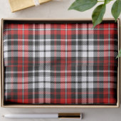 Red Black White Plaid Tartan Pattern Design  Tissuepapier