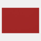 Red Black White Polka Dot Pattern Inpakpapier Vel (Voorkant 3)