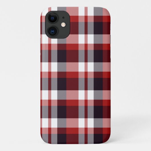 Red Black White Pset Case-Mate iPhone Case (Achterkant)