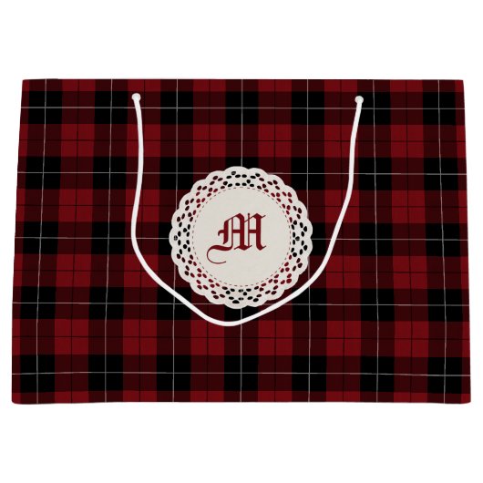 Red Black White Pset Large Cadeautasje (Voorkant)