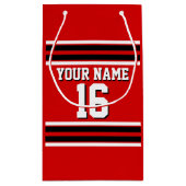 Red Black White Team Jersey Klein Cadeauzakje (Achterkant)