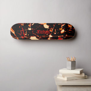 Red Black White Yellow Persoonlijk Skateboard
