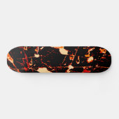 Red Black White Yellow Skateboard (Horizontaal)
