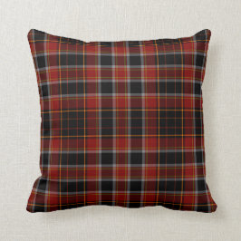Red Black Yellow Gold Tartan Pset Kussen