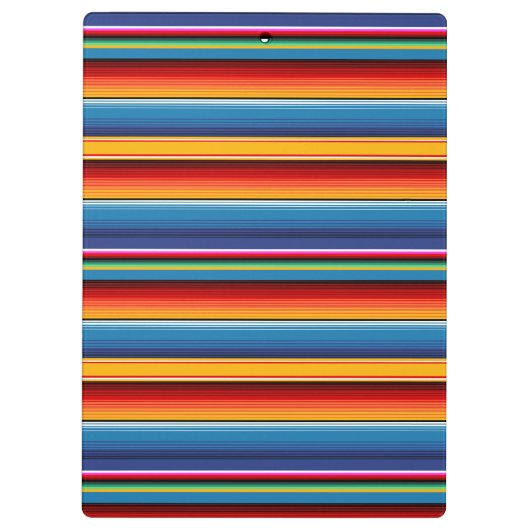 Red Black Yellow Native American Blanket Pattern Klembord (Achterkant)