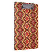 Red Black Yellow Native American Blanket Pattern Klembord (Rechts)
