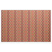 Red Black Yellow Native American Blanket Pattern Stof (Fat Quarter)