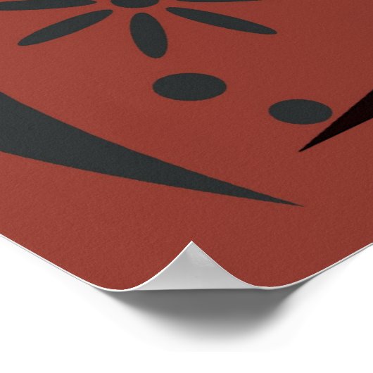 Red Blackbird Martini Lounge Poster (Hoek)