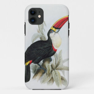 Red-Bled Toucan, van 'A Monograph of the Rampha' iPhone 11 Hoesje