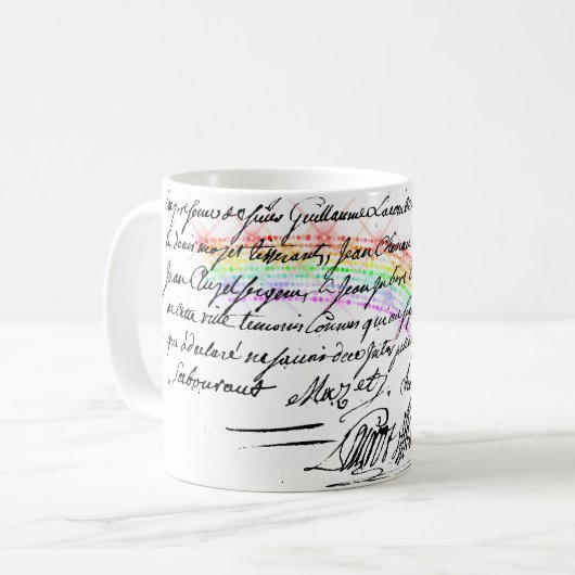 Red Bling Eiffeltoren Koffiemok (Voorkant links)