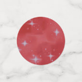 Red Bling Verjaardag Feesttafel Confetti (Kleine voorkant)