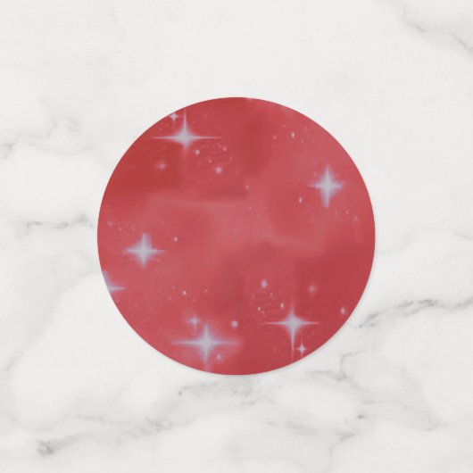 Red Bling Verjaardag Feesttafel Confetti (Kleine voorkant)