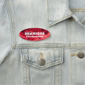 Red Blood Cells Phlebotomist Name Tag (In situ)