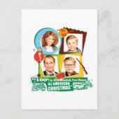 Red-Blooded, Two Fisted, All American Christmas Briefkaart (Voorkant)