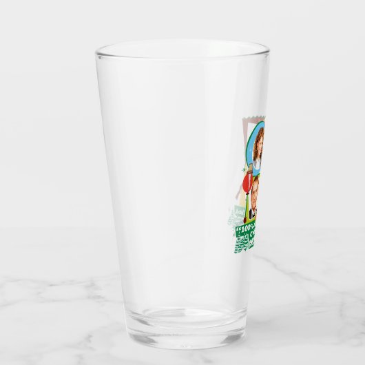 Red-Blooded, Two Fisted, All American Christmas Glas (Rechts)