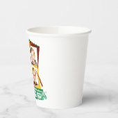 Red-Blooded, Two Fisted, All American Christmas Papieren Bekers (Links)