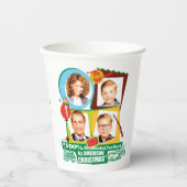 Red-Blooded, Two Fisted, All American Christmas Papieren Bekers (Voorkant)