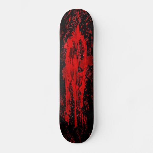 Red Bloody Celtic Cross Persoonlijk Skateboard (Voorkant)