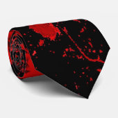 Red Bloody Celtic Cross Stropdas (Opgerold)