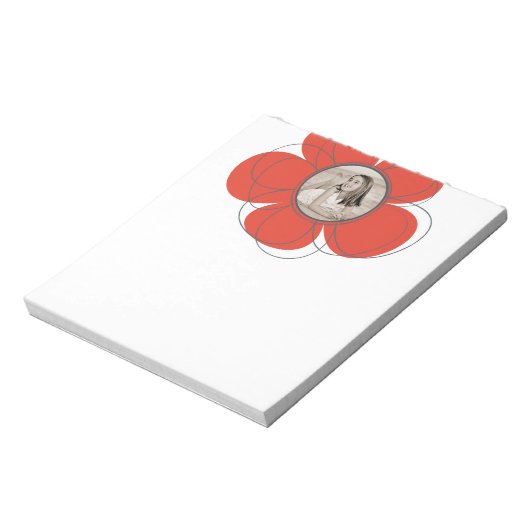 Red Bloom Notitieblok (Linkerzijde)