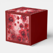 Red Bloom Symphony Bedankdoosjes (Achterkant)