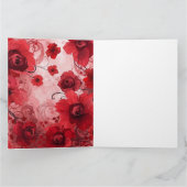 Red Bloom Symphony Kaart (Binnen)