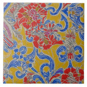 Red Bloom-Tegel Tegeltje (Voorkant)