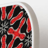 Red Blooms Pickleball Paddle (Links Detail)