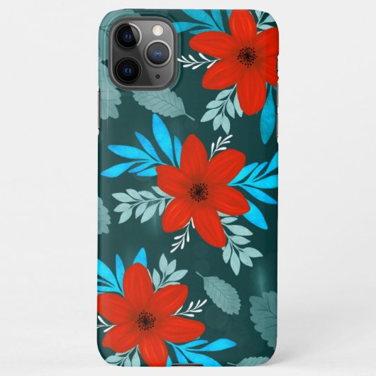 Red Blossom bloemen iphone cover iPhone Hoesje (Achterkant)