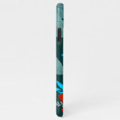 Red Blossom bloemen iphone cover iPhone Hoesje (Rechterkant)