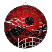 Red Blossom Dartbord (Voorkant)