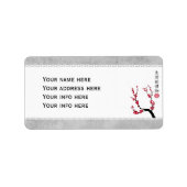 Red blossom delight "Gift of life" Etiket (Voorkant)