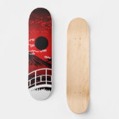 Red Blossom  Persoonlijk Skateboard (Voorkant)
